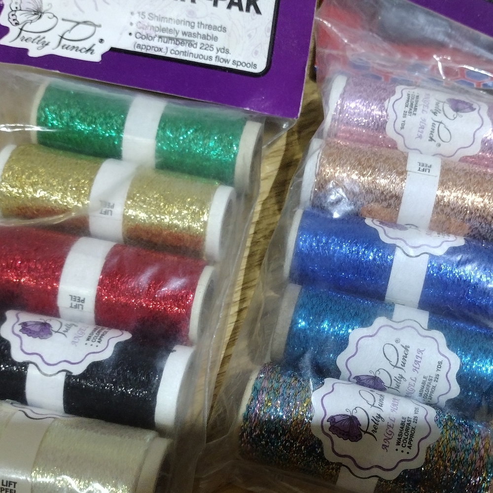 Angel Hair-Pak Decorative Metallic Thread Packs - Multi Color - Picture 6 of 7